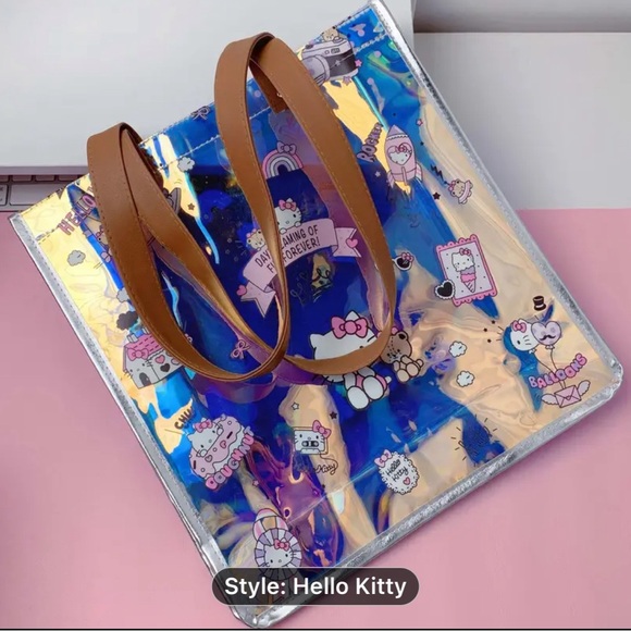 Sanrio Hellokitty Cute Laser Pattern Bag - Picture 2 of 3